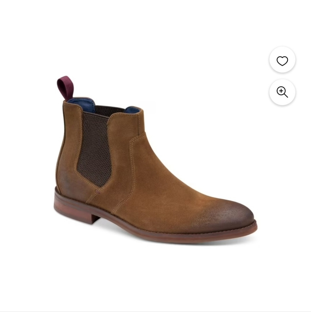 Johnston & Murphy Danby Chelsea Boot Tan Size 9.5